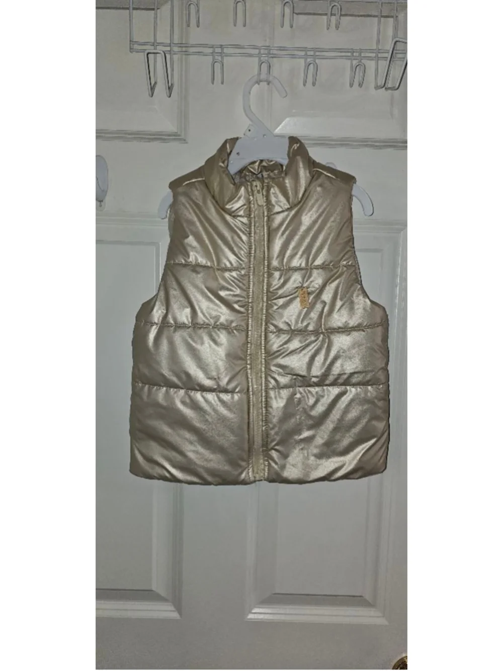 Girls' DKNY Gold full zip vest layering Puffer Vest‎ 6X